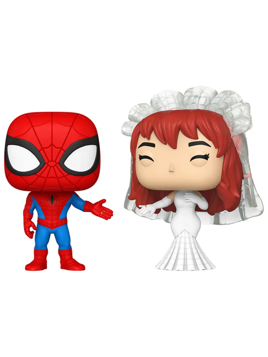 Набор Funko POP! Bobble Marvel Superhero Couples Spider-Man and MJ