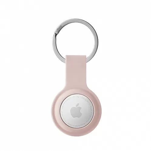 Брелок-подвеска uBear Touch Ring Case для AirTag, розовый