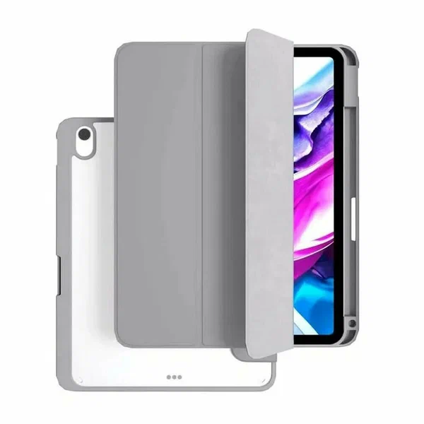 Чехол защитный “vlp” Split Folio для iPad Air M2 (11”), серый