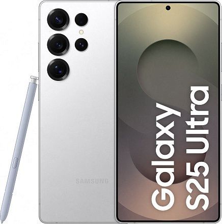 Смартфон Samsung Galaxy S25 Ultra 12/1024 ГБ «серебряный титан» (Titanium Whitesilver)