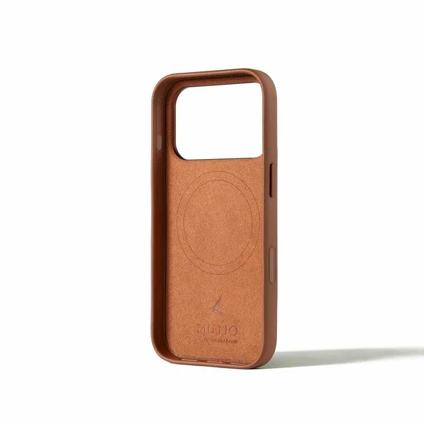 Чехол Mujjo Leather для iPhone 17 Pro Max, песочный