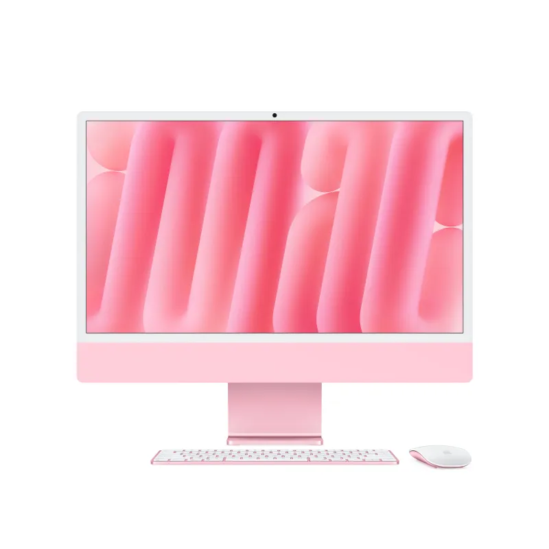 Моноблок Apple iMac 24" Retina 4,5K, M4 (10C CPU, 10C GPU, 2024), 16 ГБ, 512 ГБ SSD, розовый