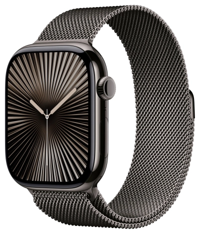 Apple Watch Series 10 42 мм, сланцевый титан