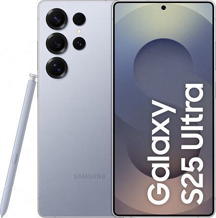 Смартфон Samsung Galaxy S25 Ultra 12/512 ГБ, «синий титан» (Titanium Silverblue)